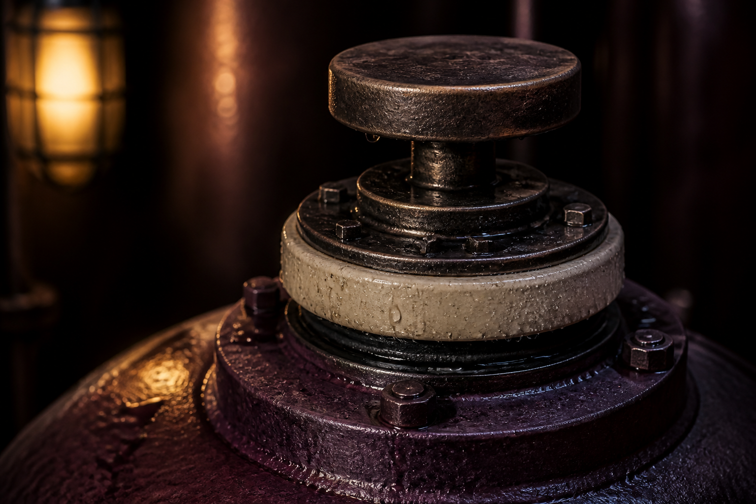 Pressure release valve close-up